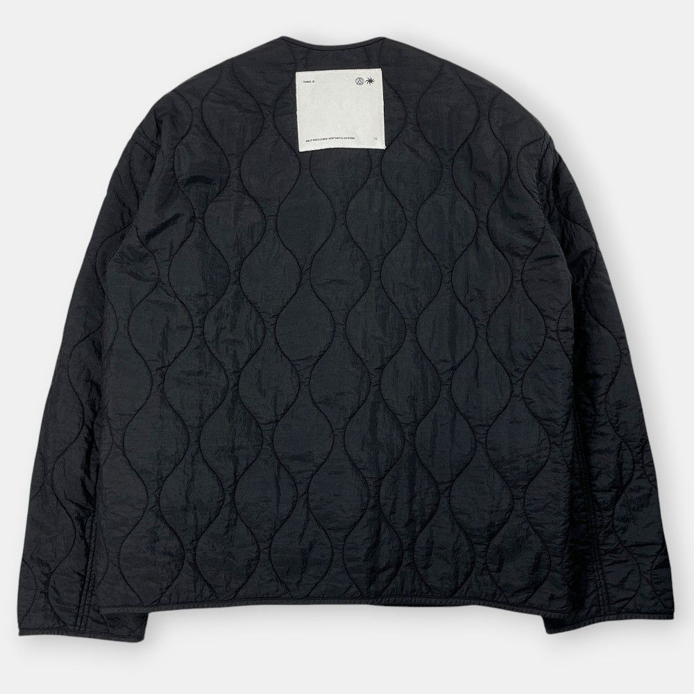 23AW oamc combat liner Ｍサイズ　キルティング ジャケット OAMC (オーエーエムシー) キルティング ノーカラー ジャケット COMBAT