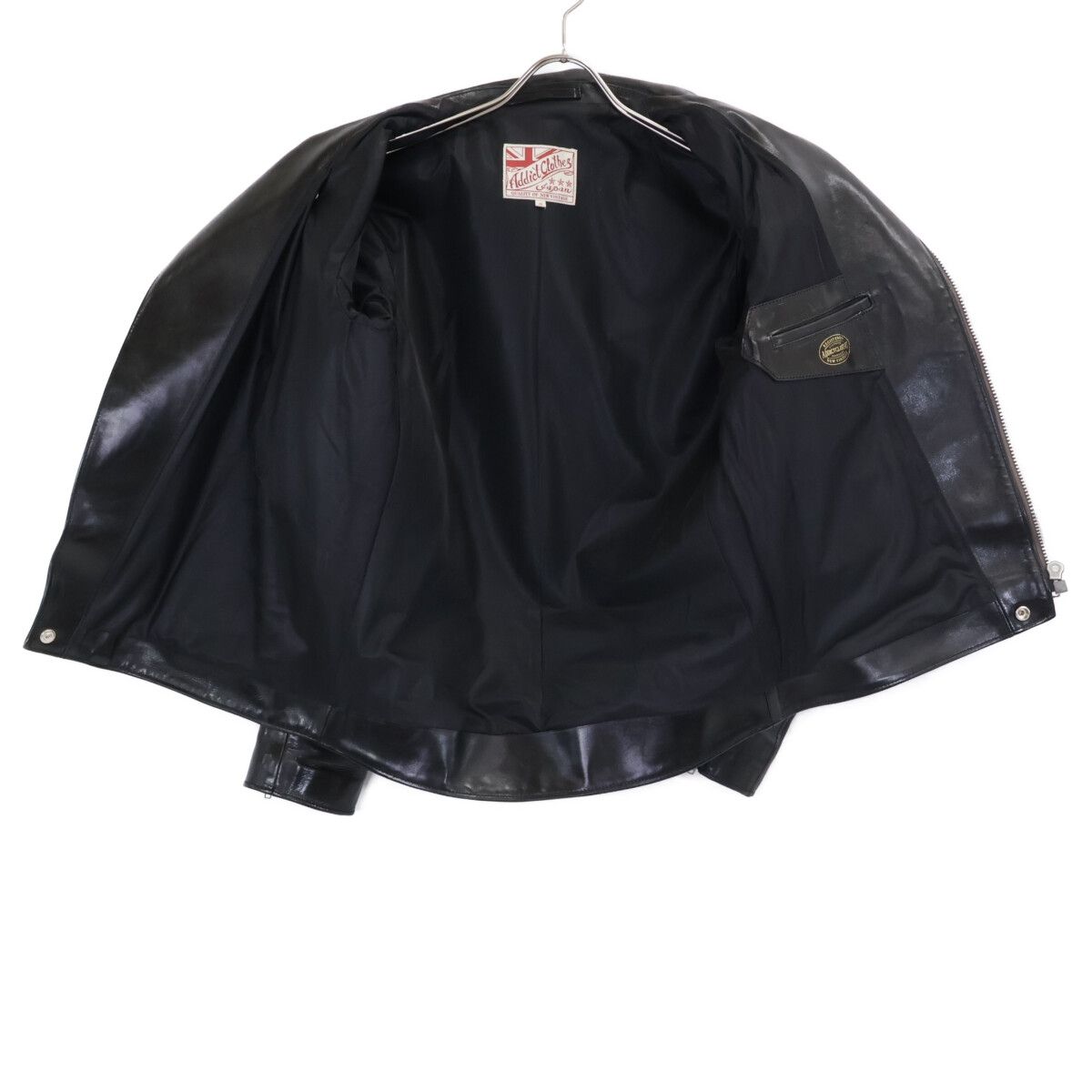 ADDICT CLOTHES AD-02 ホースハイド　ブラック ADDICT CLOTHES AD-02 ホースハイド ブラック ADDICT CLOTHES DOUBLE