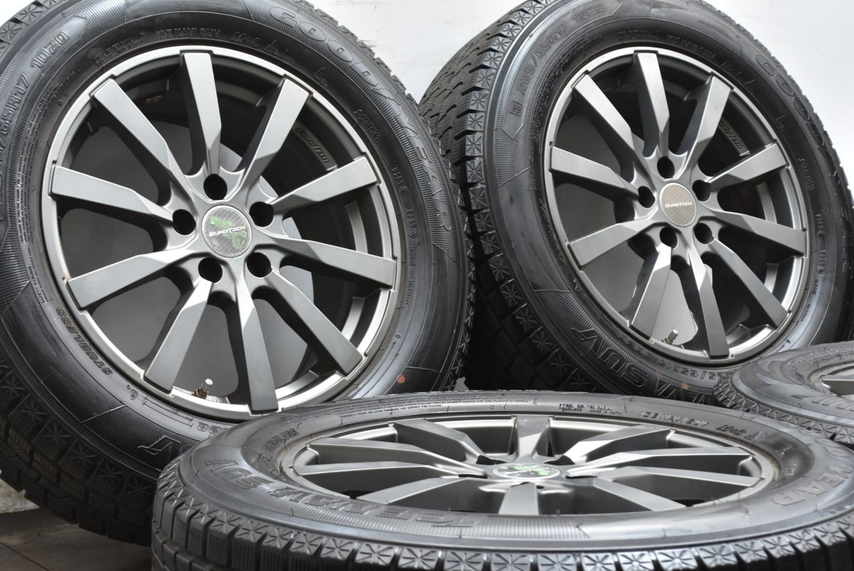 大 ユーロテック 17 in 7 J 38 PCD 112 グッドイヤー アイスナビ SUV 225 65 R フォルクスワーゲン ティグアン アウディ Q 3 可