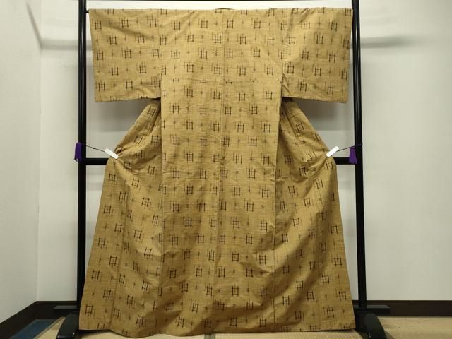 平和屋着物 男性 紬 トゥイグワー 正絹 gh