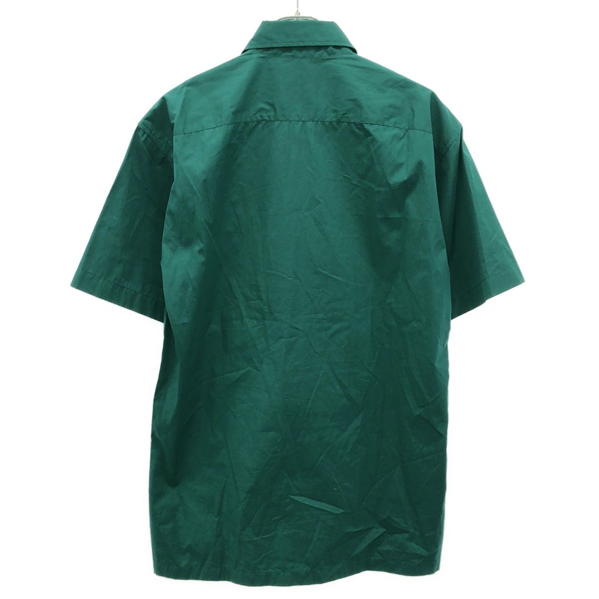 DRIES VAN NOTEN ドリスヴァンノッテン ショートスリーブオーバーサイズシャツ グリーン XS