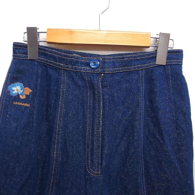 レオナール LEONARD 3点セット ジャケット スカート パンツ シルク100