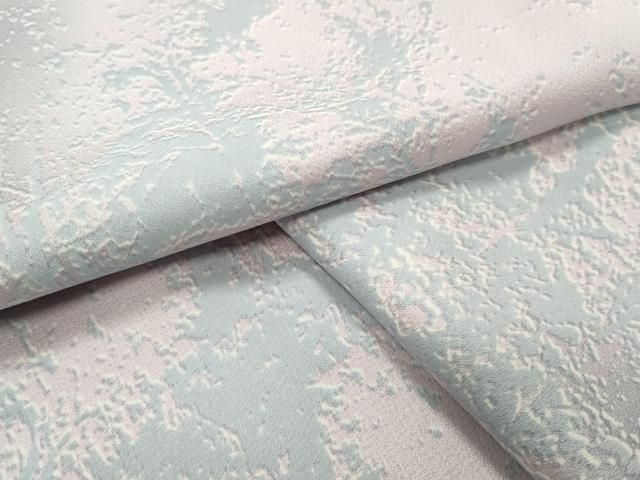 平和屋着物 日展作家 山本唯与志 レリーフ染 小紋 吉祥文 暈し染め 正絹 gh