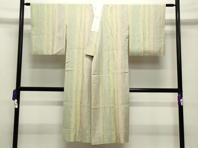 平和屋着物 長襦袢 無双仕立て 縞 正絹 gh