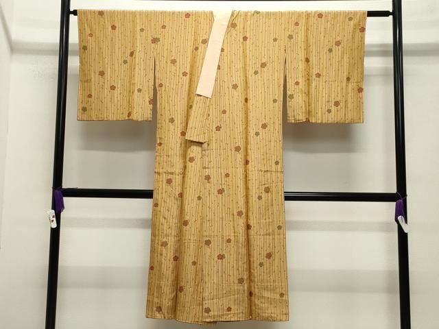 平和屋着物 長襦袢 無双仕立て 舞桜文 金彩 正絹 gh