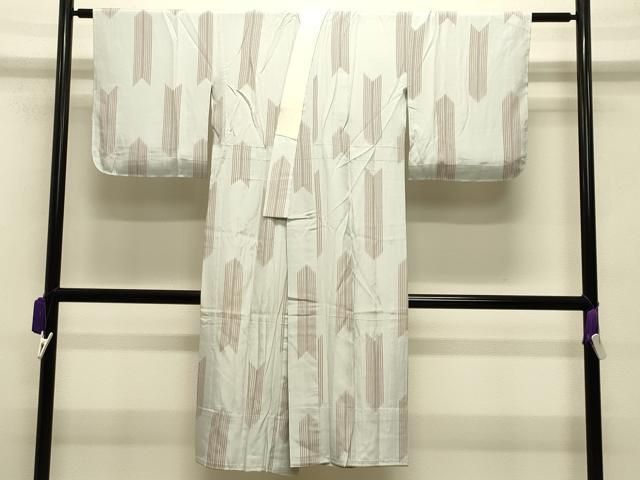 平和屋着物 長襦袢 無双仕立て 矢羽根文 正絹 gh