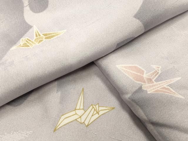 平和屋着物 長襦袢 無双仕立て 折り鶴 やまと誂製 正絹 gh