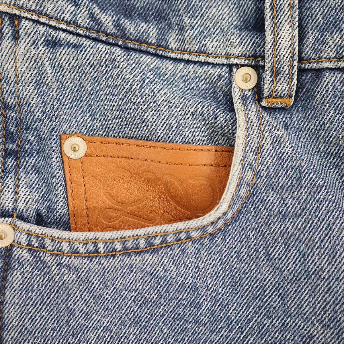 LOEWE ロエベ　trompe-l'oeilトロンプルイユ　デニム　34 LOEWE ロエベ 23SS Trompe L'Oeil Jeans トロンプルイユ デニムパンツ