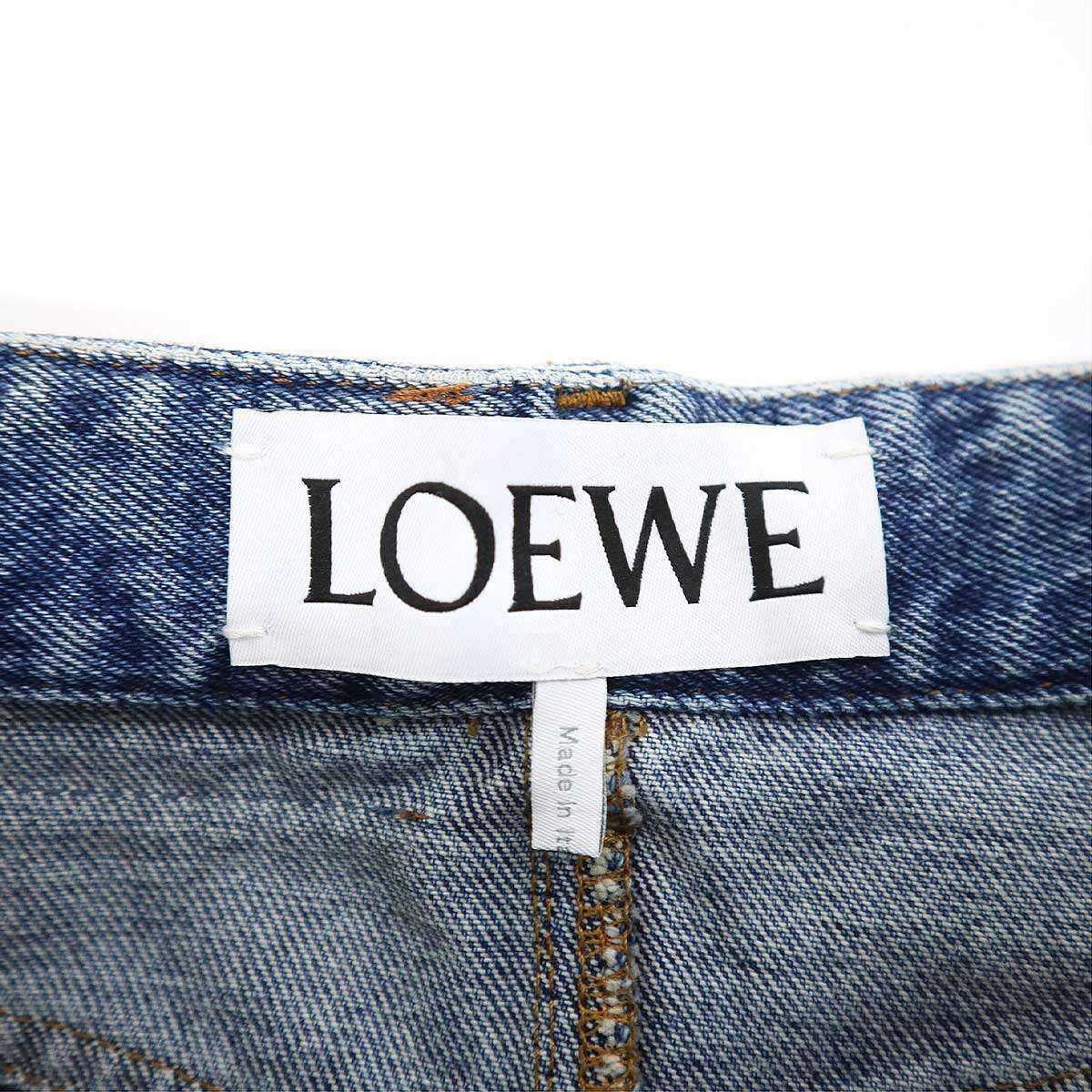 LOEWE ロエベ 23SS Trompe L'Oeil Jeans トロンプルイユ デニムパンツ