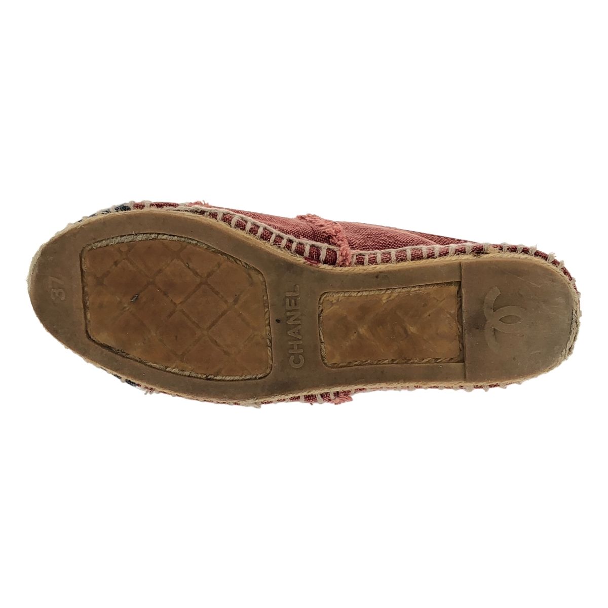 CHANEL エスパドリーユ　ミュール スリッポン　37 楽天市場】CHANEL シャネル エスパドリーユ フラットシューズ