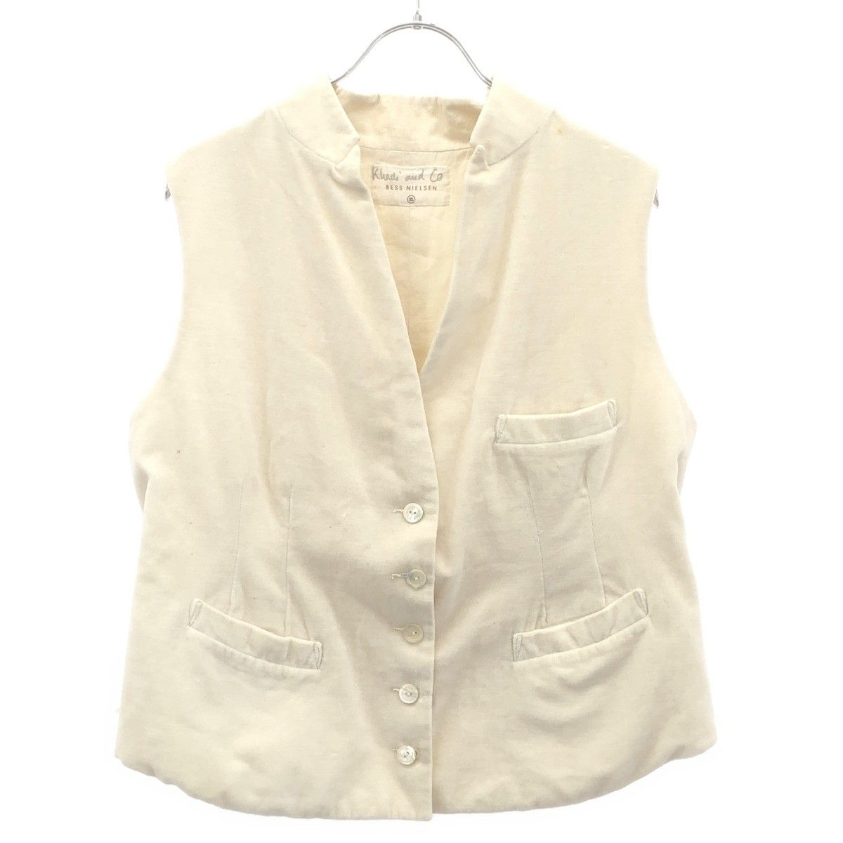 Khadi and Co カディー&コー ベスト アイボリー XL - メルカリ