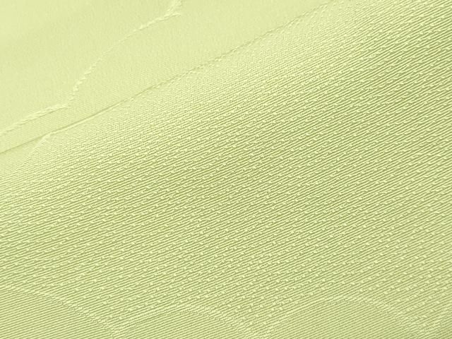  平和屋着物 上質な色無地 雲重ね地紋 若菜色 正絹 gh 色無地 着物