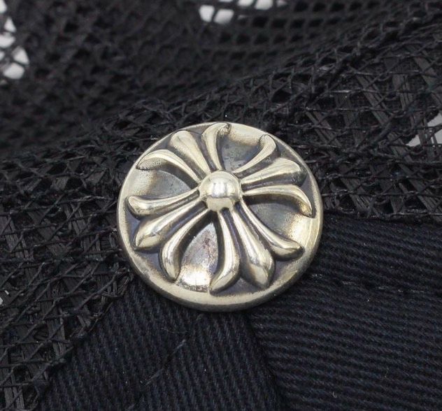 正規品】【インボイスコピーあり】クロムハーツ TRUCKER CAP/レザー