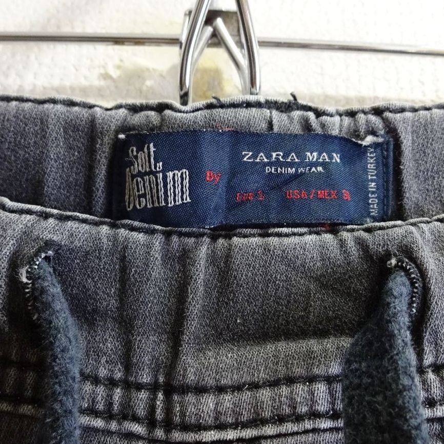 ZARA MAN ザラ ジョグジーンズ M/W30 強 ストレッチ ソフトデニム 