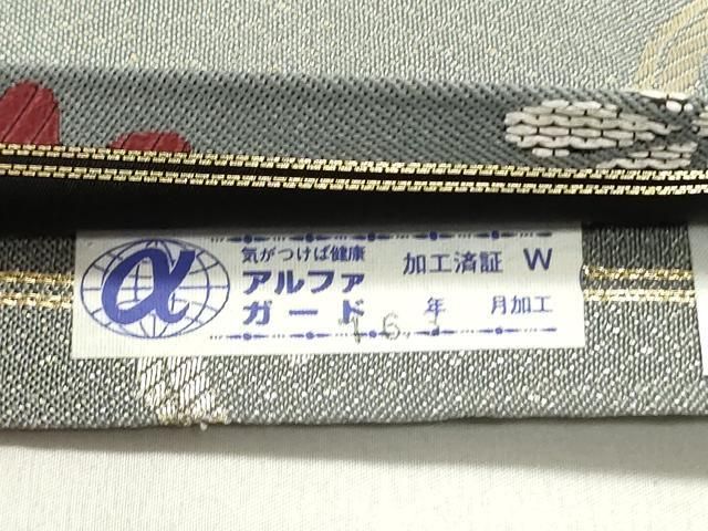 源氏香雪輪舞桜文 金銀糸