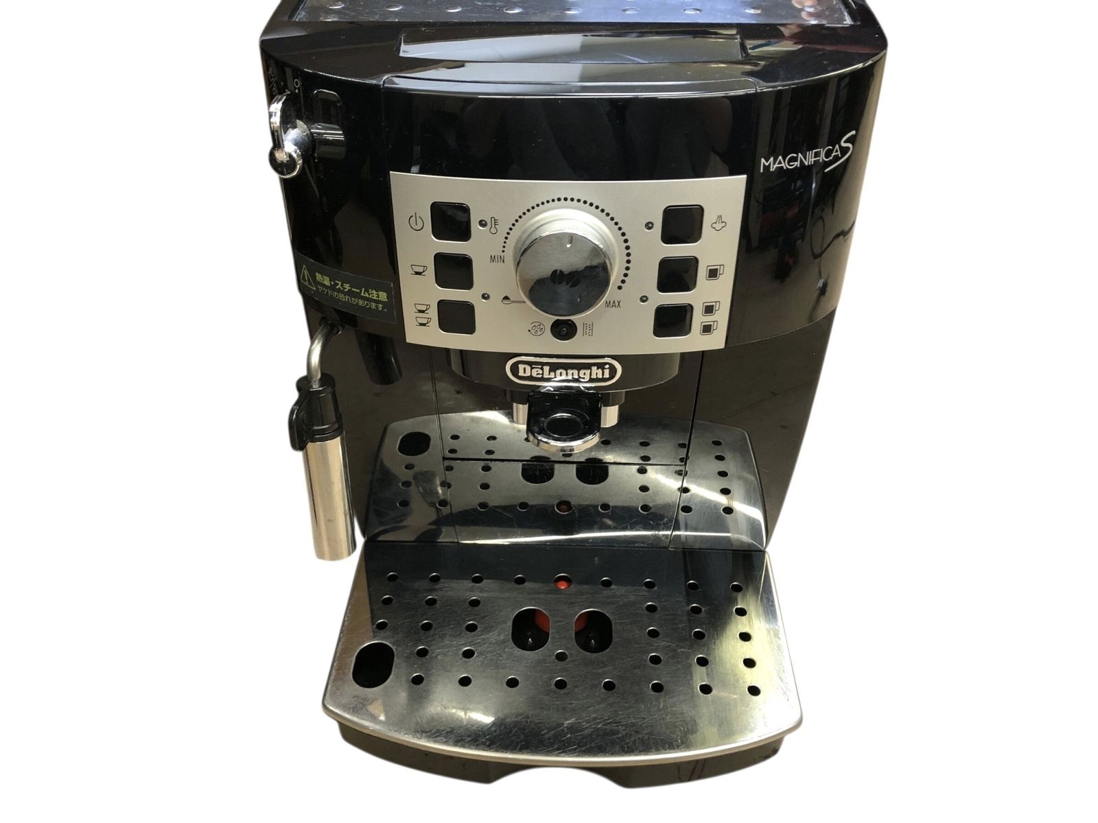 デロンギ マグニフィカS 全自動コーヒーメーカー 説明書付 ブラック 本体