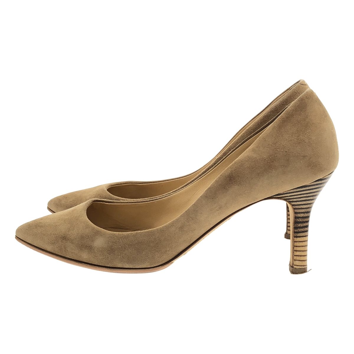 PELLICO ペリーコ スウェードレザーパンプス ベージュ 36 1/2 - メルカリ