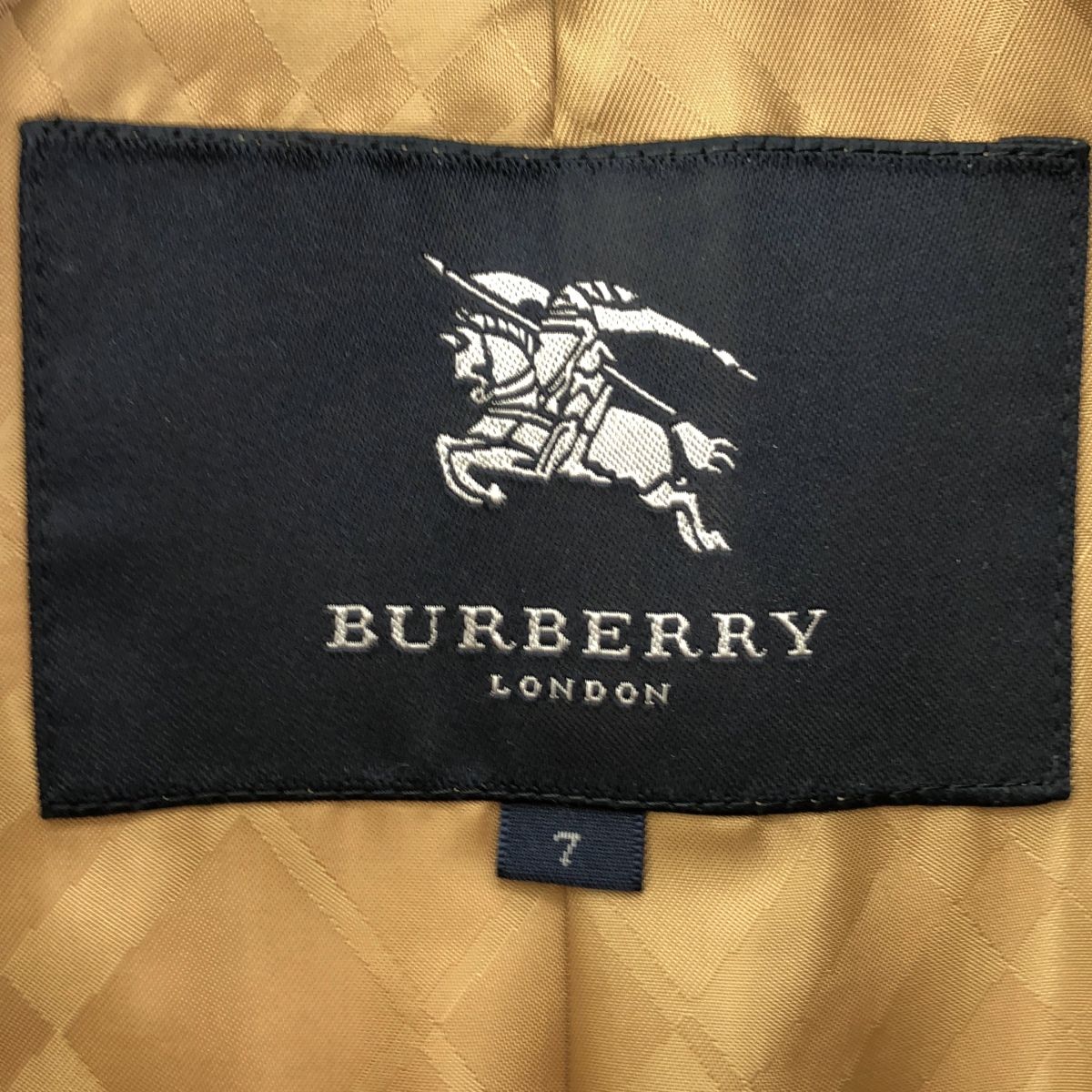 BURBERRY LONDON バーバリーロンドン ウールカシミヤベルテッドロング 