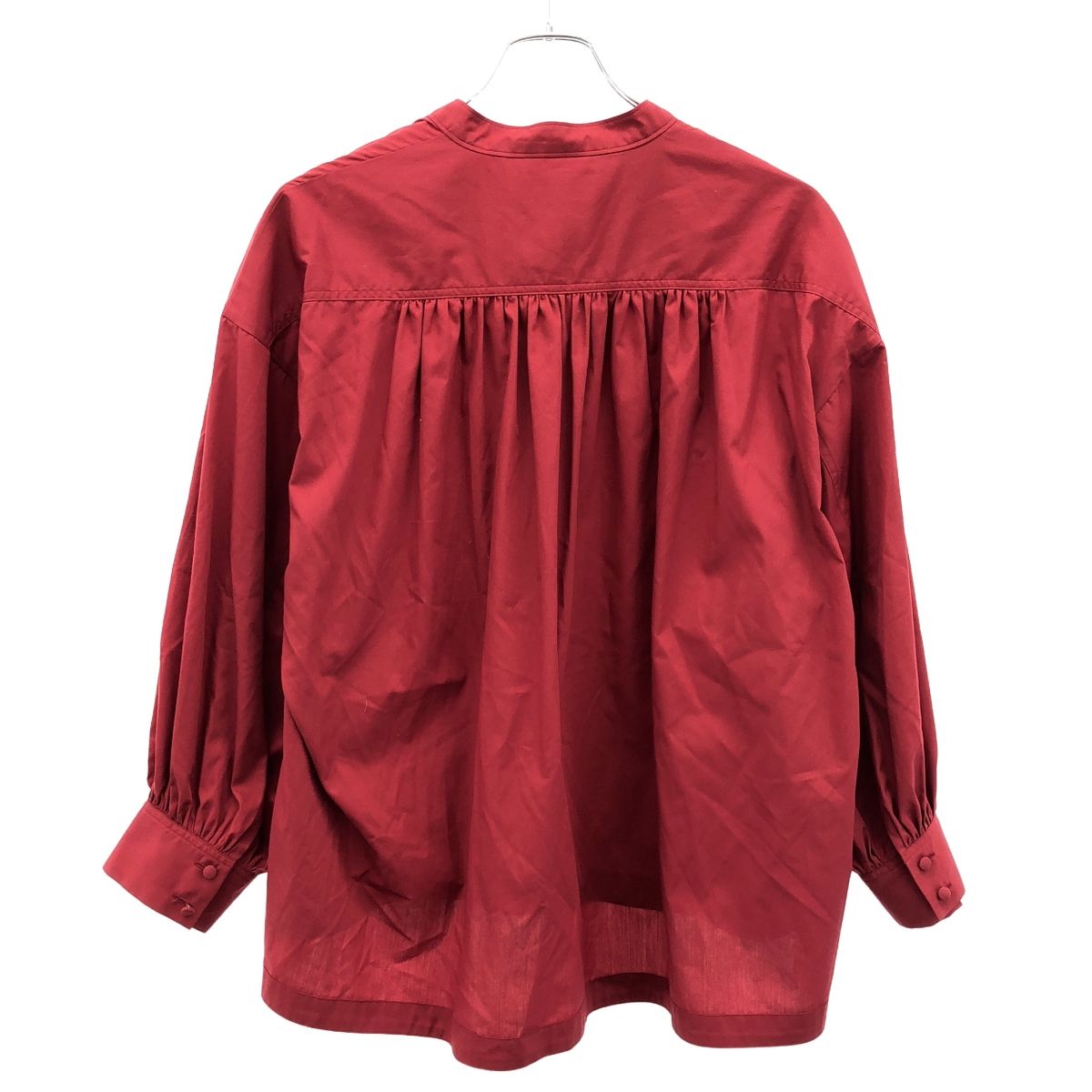 SINME シンメ ノー ボリュームブラウスシャツ S 480 レッド F