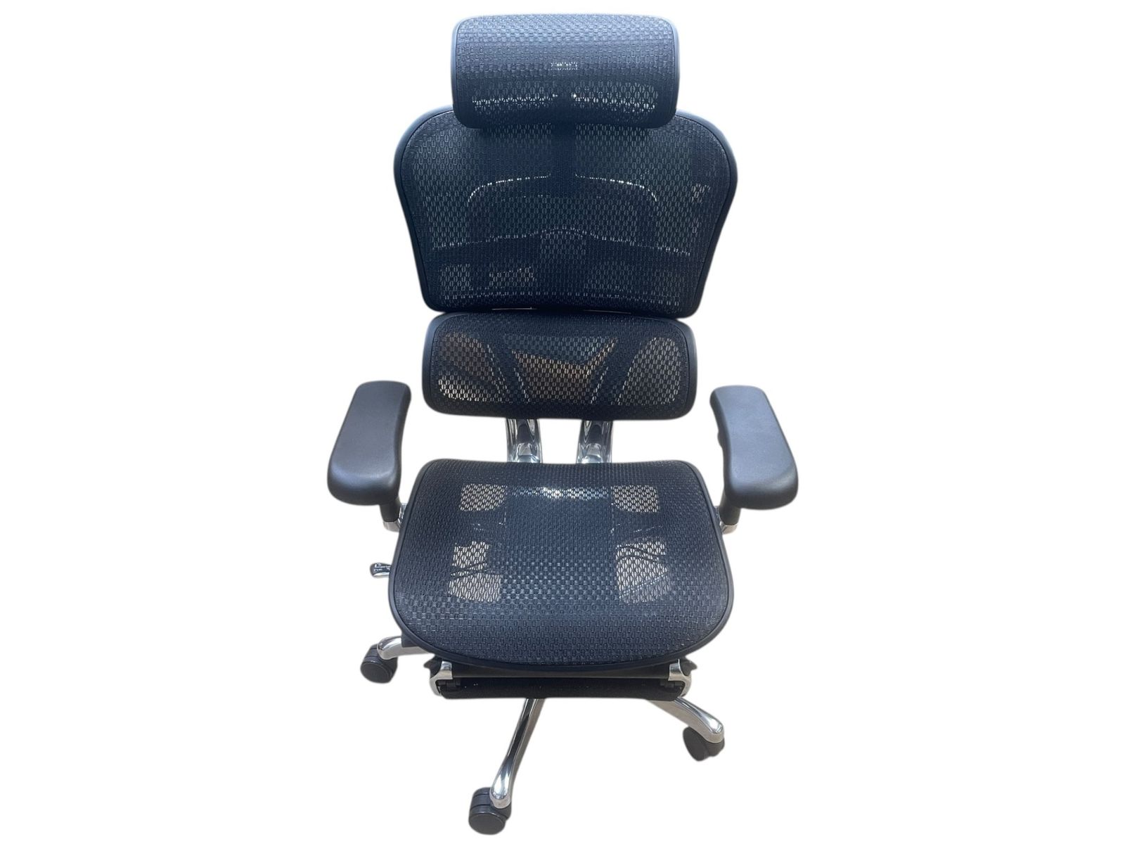 エルゴヒューマンプロオットマン2 Ergohuman Pro Ottoman 2 オフィスチェア メッシュ ブラック 人間工学設計 チェア 可動アーム 昇降リクライニング機能付き1921885 1 921 885 00