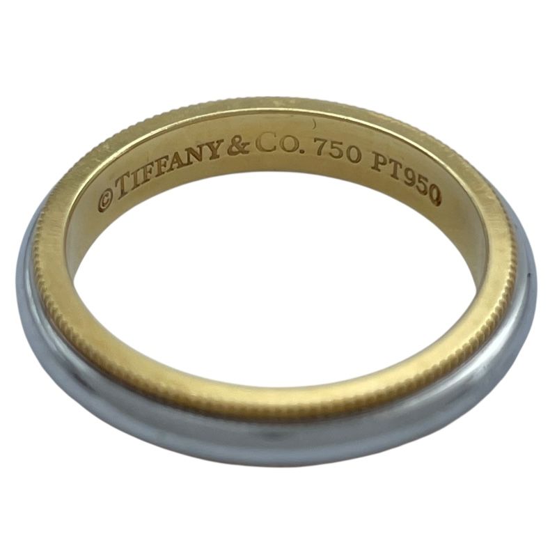  ティファニー TIFFANY＆CO トゥギャザーミルグレインリング ゴールドxプラチナ 750 Pt 950 ジュエリー その他 アクセサリー