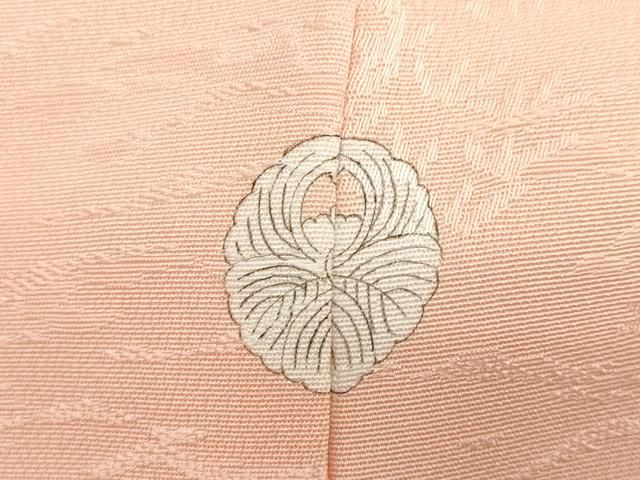 上質な色無地 笹地紋