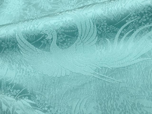 青緑色 京都きもの友禅扱い