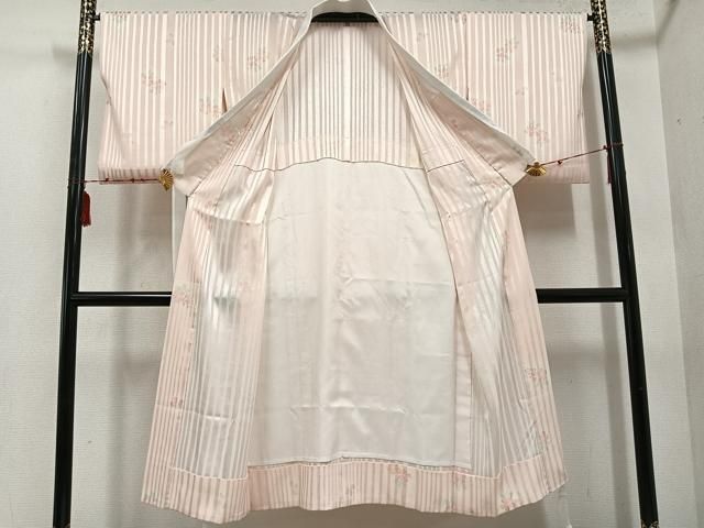 平和屋着物 長襦袢 無双仕立て 草花文 暈し染め 正絹 ph