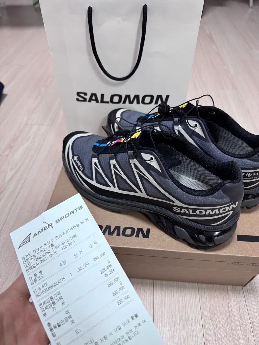 SALOMON サロモン XT-6 GORE-TEX ゴアテックス ブラック 黒 エボニー 275
