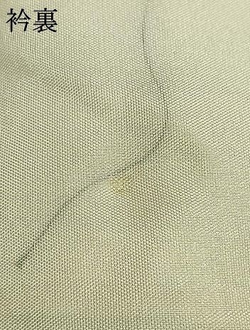 上質な紬 風景花文