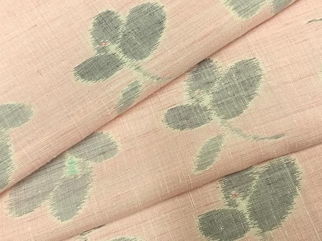 平和屋着物 上質な紬 花尽くし 正絹 fy