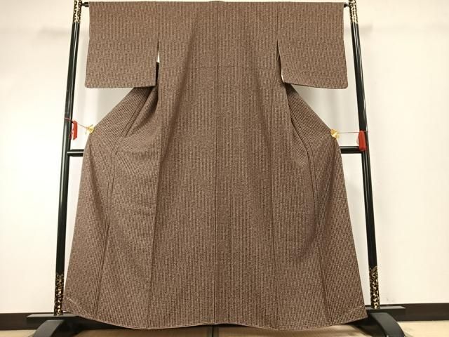 平和屋着物 お召 十二支 正絹 fy