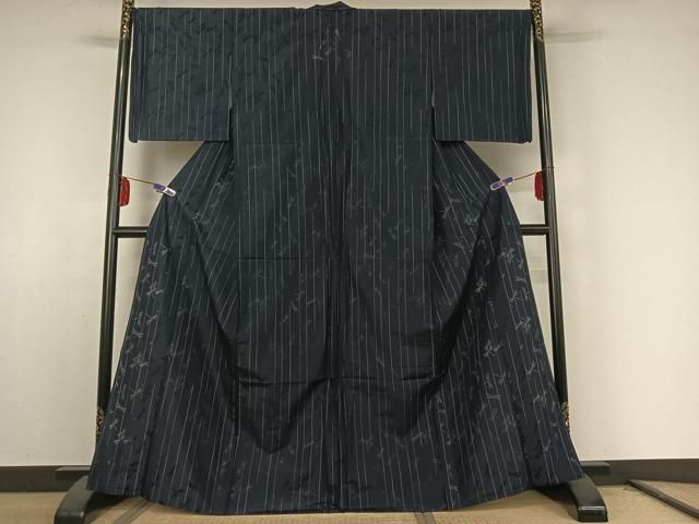 平和屋着物 上質な小紋 単衣 捩り織 蜻蛉 やまと誂製 正絹 jh