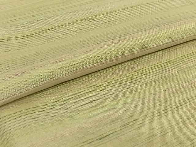  平和屋着物 紅花紬 米沢 単衣 横段文 正絹 jh 紬 着物