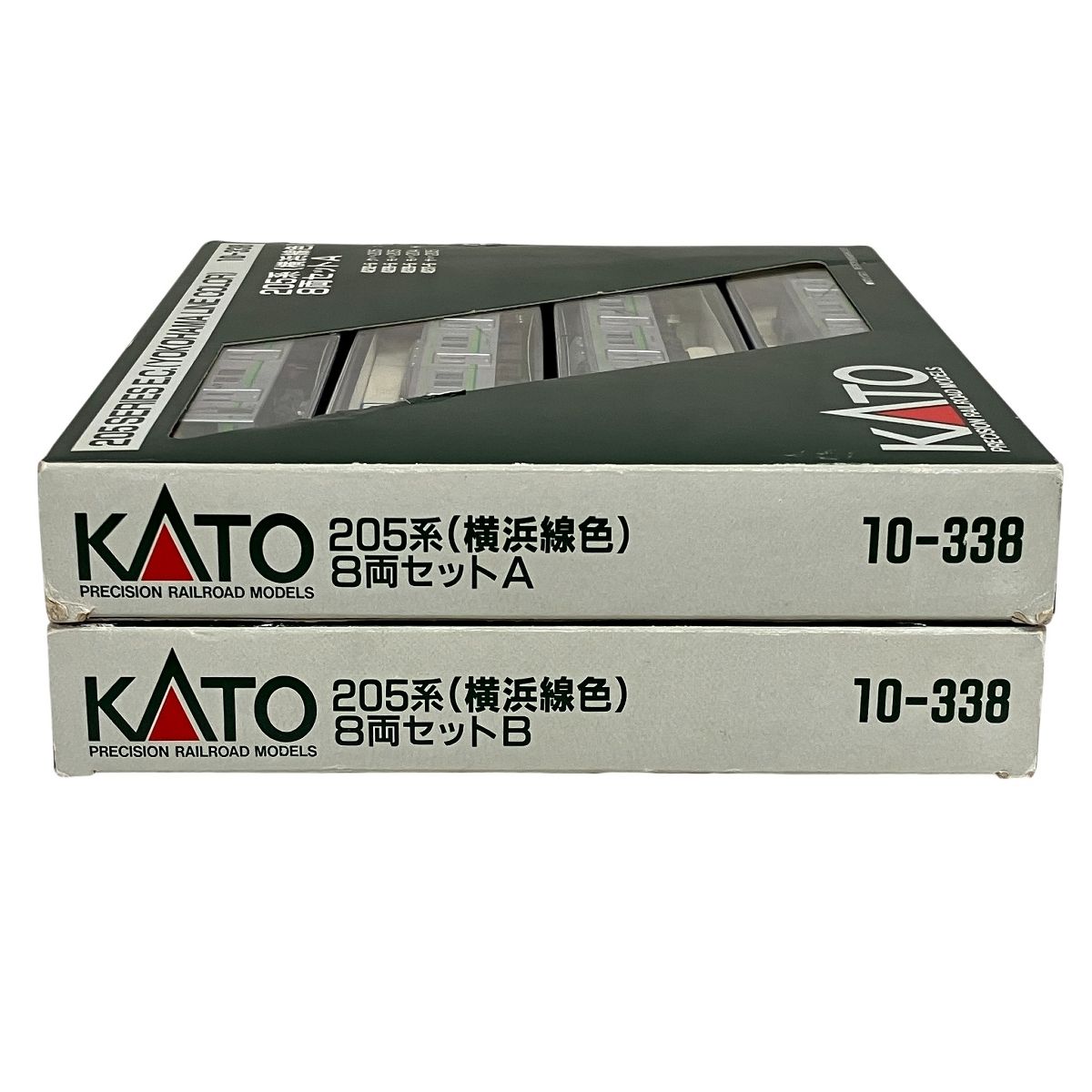 KATO 10-338 205系 横浜線色 8両セットAB Nゲージ 鉄道模型 中古