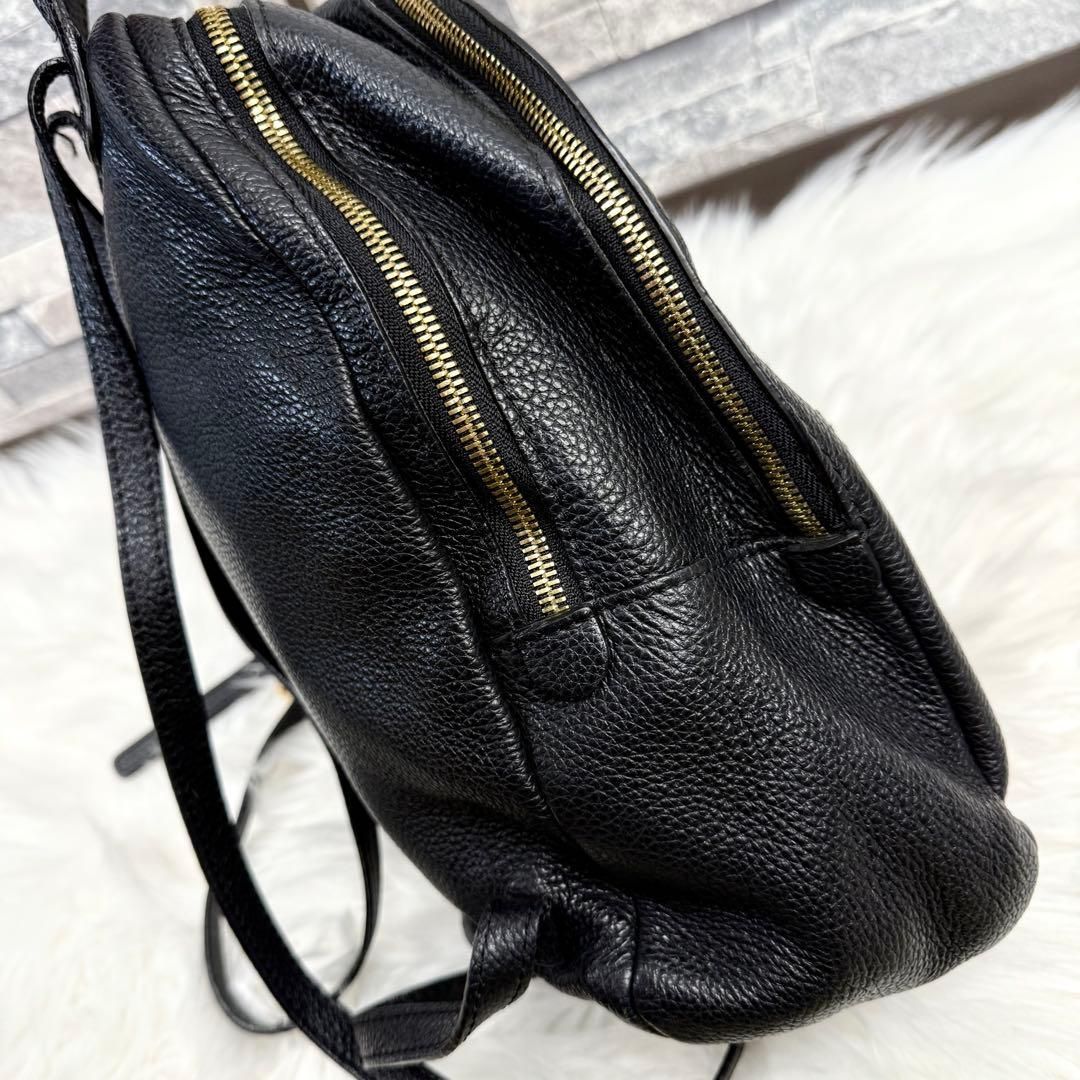 GIANNI CHIARINI ジャンニキャリーニ シボ革バックパック レザー