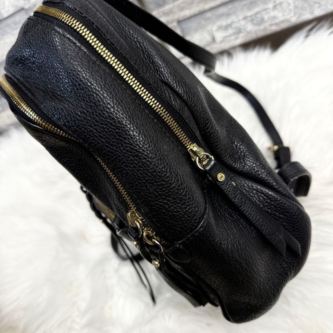 GIANNI CHIARINI ジャンニキャリーニ シボ革バックパック レザー