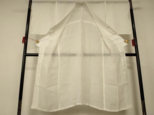 平和屋着物 夏物 長襦袢 草葉紋紗 鳥の子色 jd