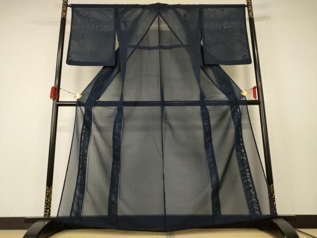 平和屋着物 夏物 色無地 紗 褐返色 正絹 jd