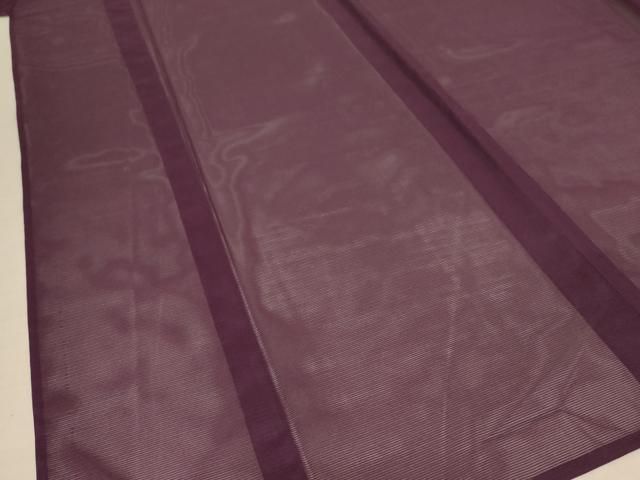  平和屋着物 夏物 色無地 絽 似せ紫色 洗える着物 jd 色無地 着物