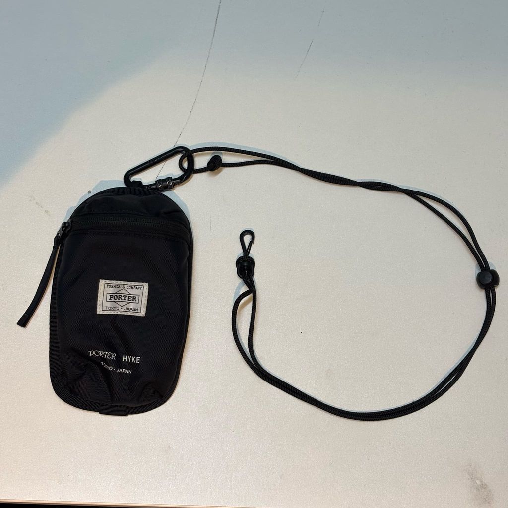HYKE × PORTER ハイク×ポーター ARM POUCH ポーチ ブラック size