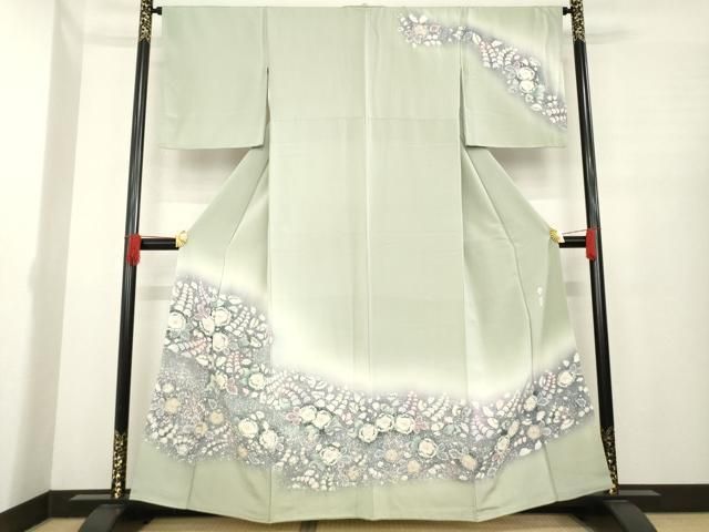 平和屋着物○越後十日町の一流染匠 桐屋・翠山工房 訪問着 辻が花 絞り