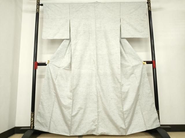 平和屋着物 ぜんまい紬 霞文 正絹 ck