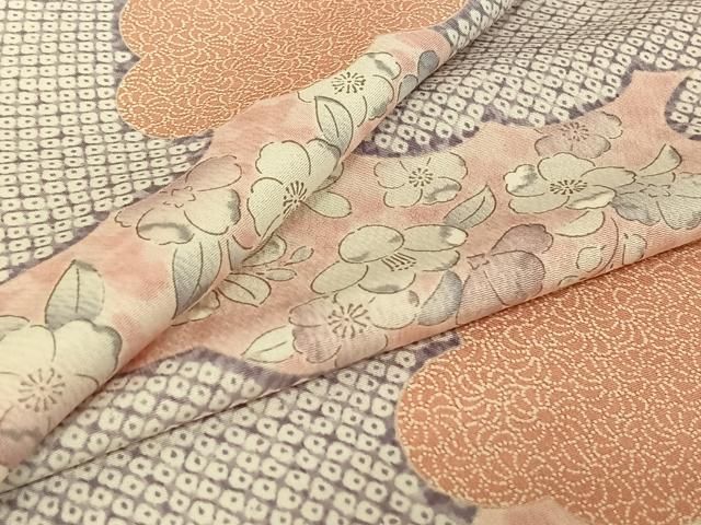 平和屋着物 小紋 単衣 辻が花 洗える着物 jh