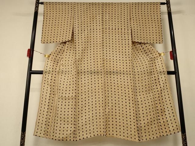 平和屋着物 夏物 芭蕉布 絣柄 手積み芭蕉糸100％ jd