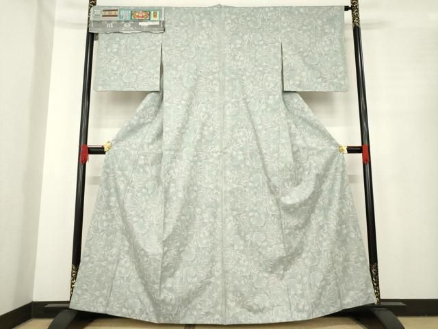 平和屋着物 本場大島紬 泥染め カタス7マルキ 花浪漫 小野まゆみ作 永長織物謹製 証紙付き 正絹 ck