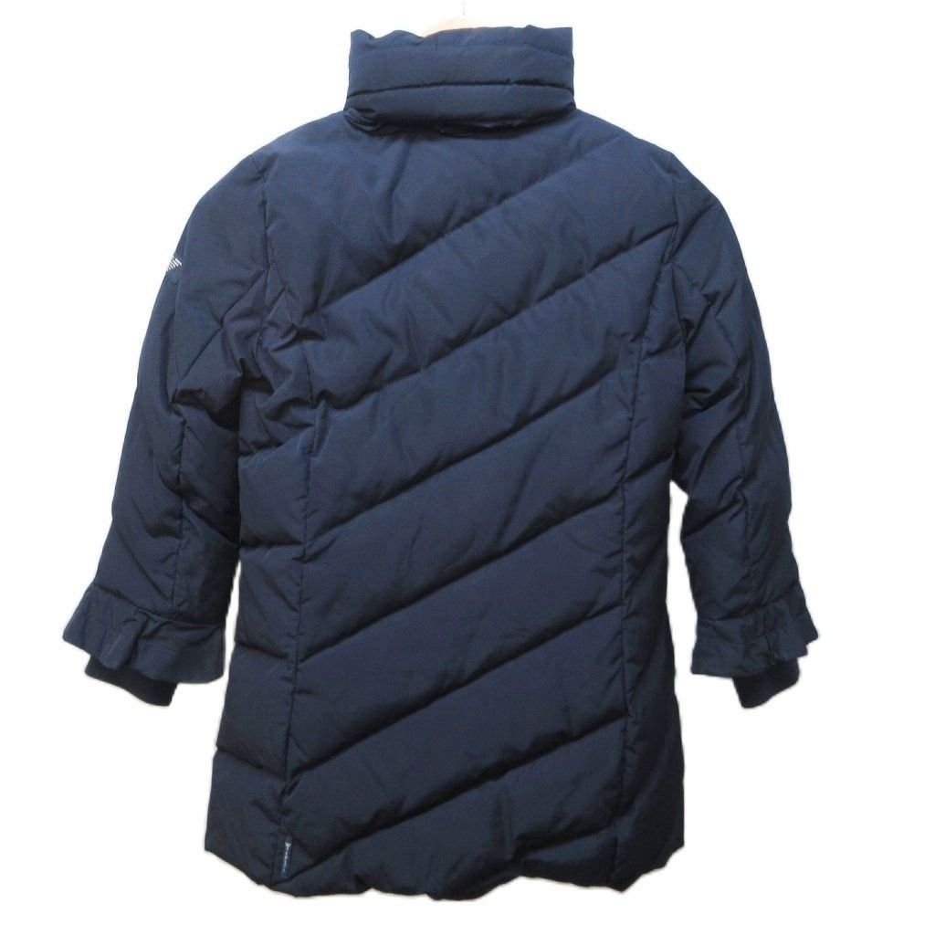 アルマーニ ジュニア ARMANI Jr ダウンコート ダウンジャケット スタッズ ロゴ スタンド デザイン 8 A 130 CM 紺 ネイビー 1212