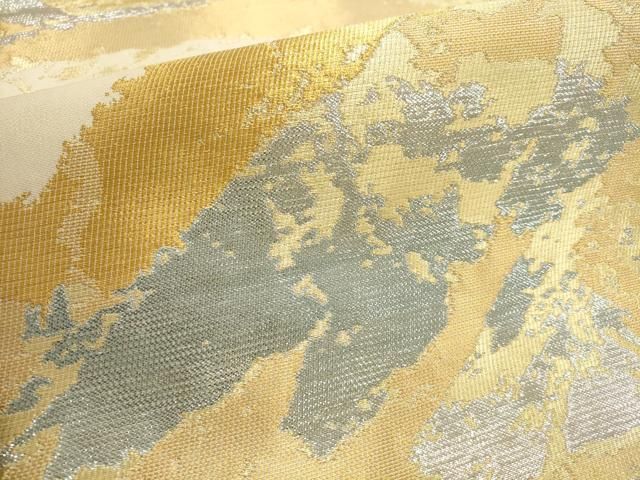 平和屋着物▽六通柄袋帯 遠山文 金銀糸 正絹 逸品 AABD7775wj - メルカリ