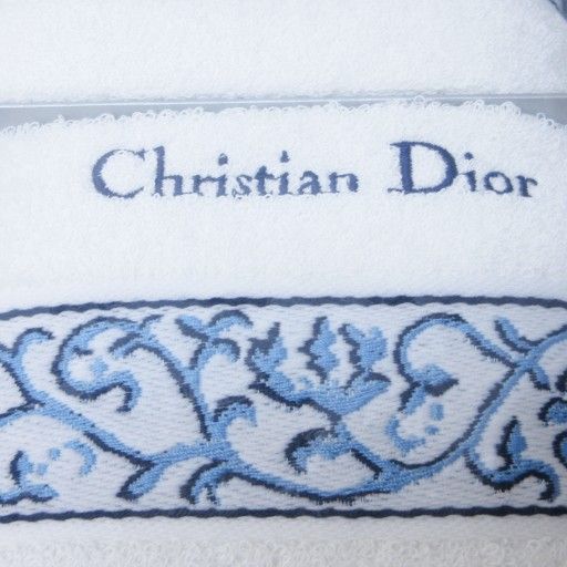 Dior 大判タオル　未使用 s1633-2.jpg