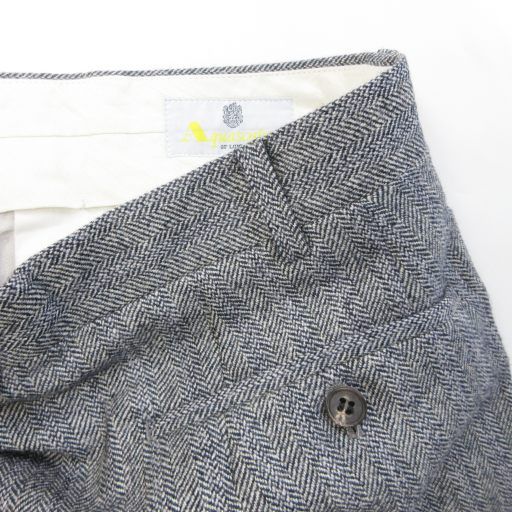 アクアスキュータム AQUASCUTUM セットアップ スーツ ヘリンボーン